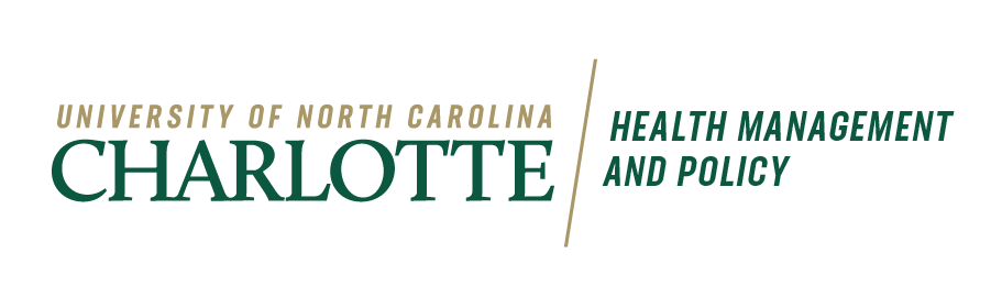 University of North Carolina at Charlotte - Department of Health Management and Policy